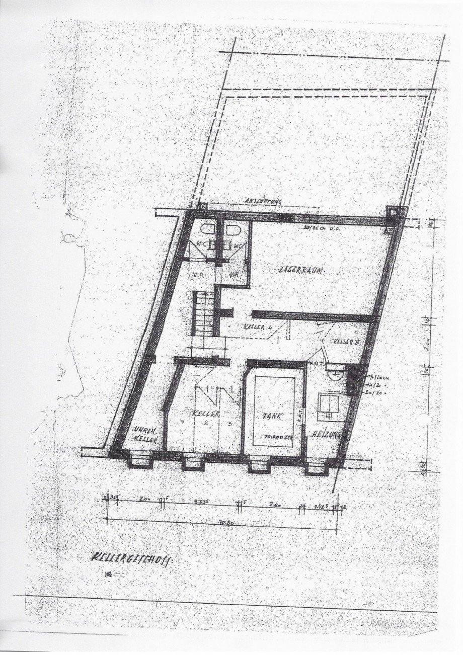 Grundriss_KG Mehrfamilienhaus Wuppertal