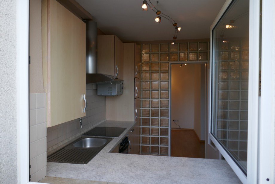 K�che vom Balkon Wohnung Essen