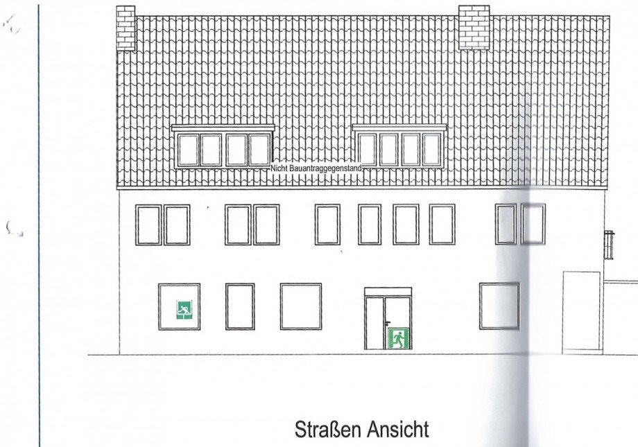 Strassenansicht Mehrfamilienhaus Dortmund