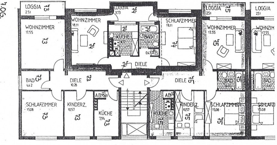 Grundriss_WE 74 Etagenwohnung K�ln