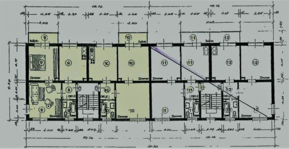 Grundriss Etagenwohnung Hagen