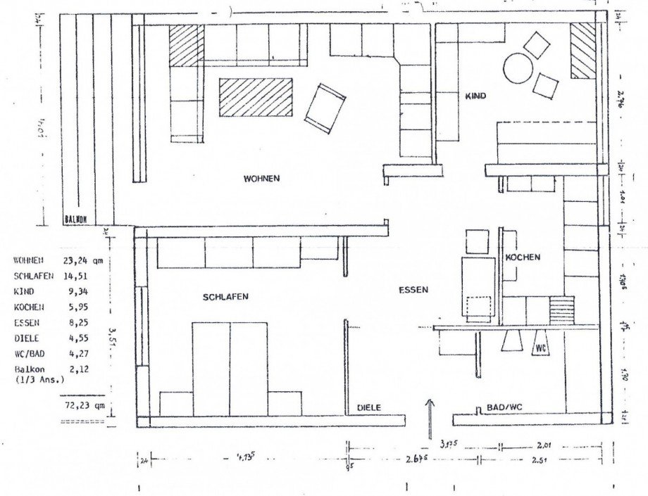 Grundriss Wohnung K�ln