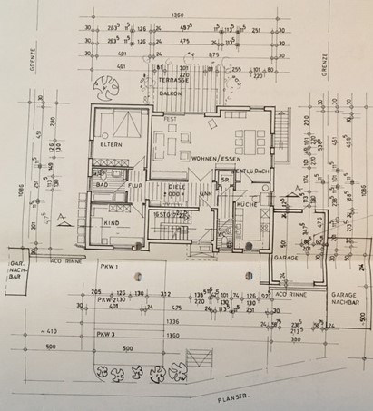 Grundriss EG und 1OG Mehrfamilienhaus Bad Honnef