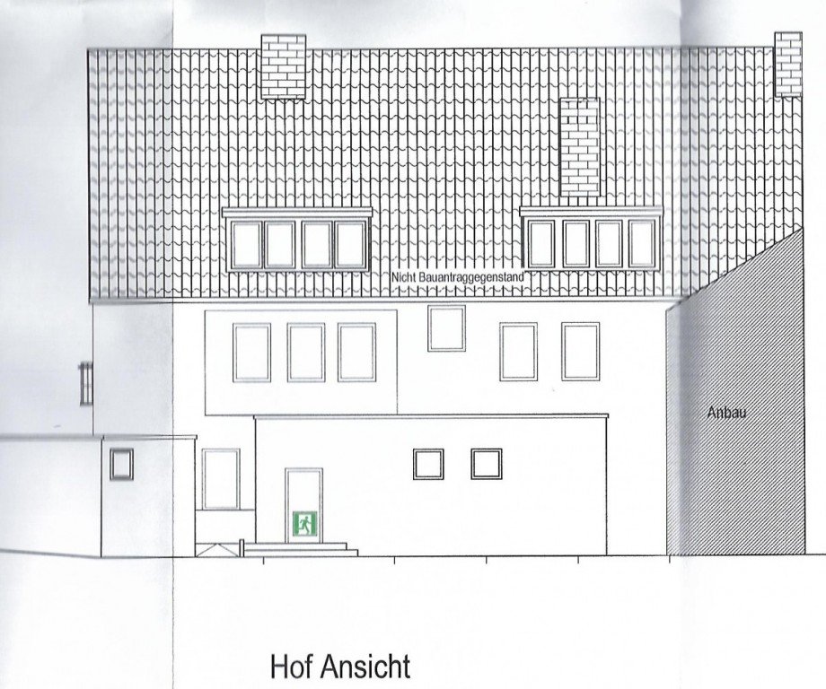 Hofansicht Mehrfamilienhaus Dortmund